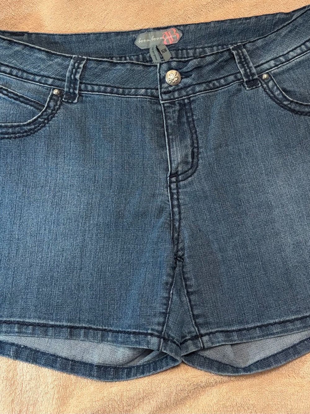 Dark Blue Denim Women's Jean Shorts